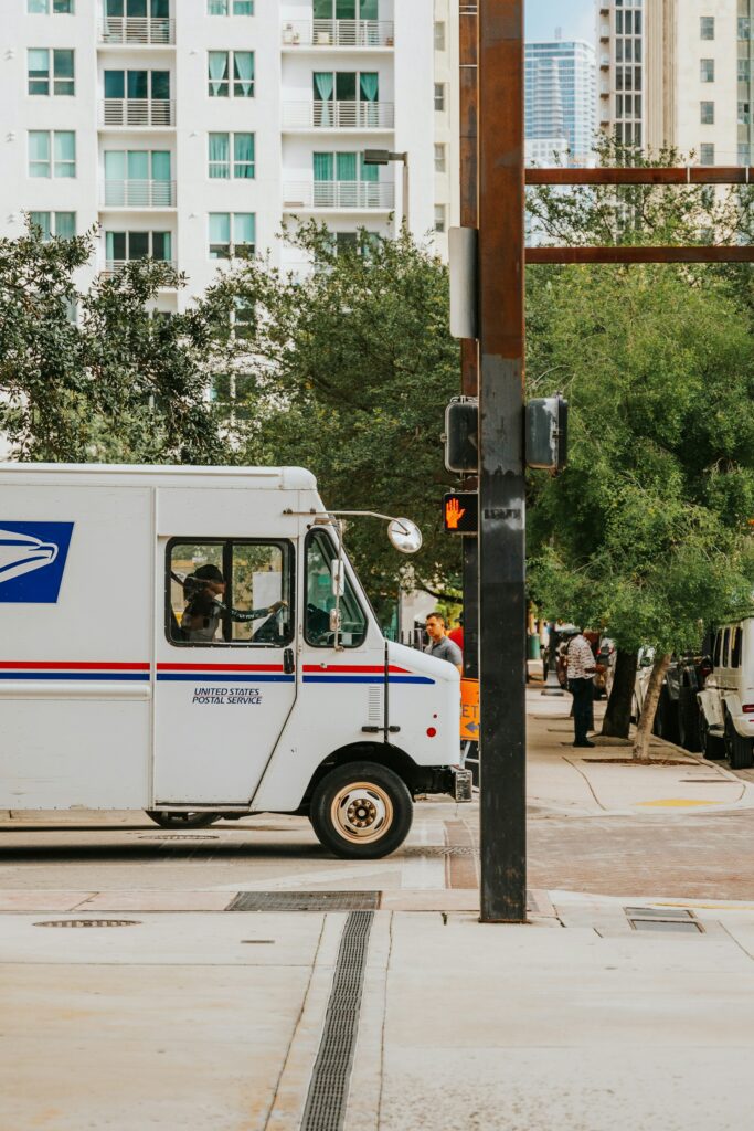 US postal service van